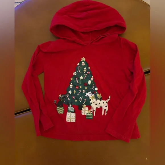 Carter's Vibrant Red Christmas Hoodie - Picture 1 of 2
